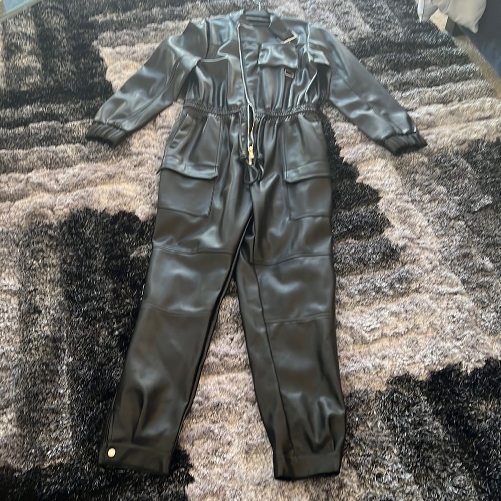 Mainers de Voir Leather jumpsuit